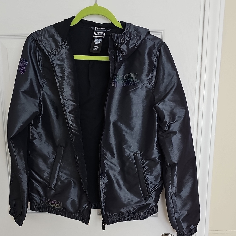 Broken Promises Black Jacket. Size Small.